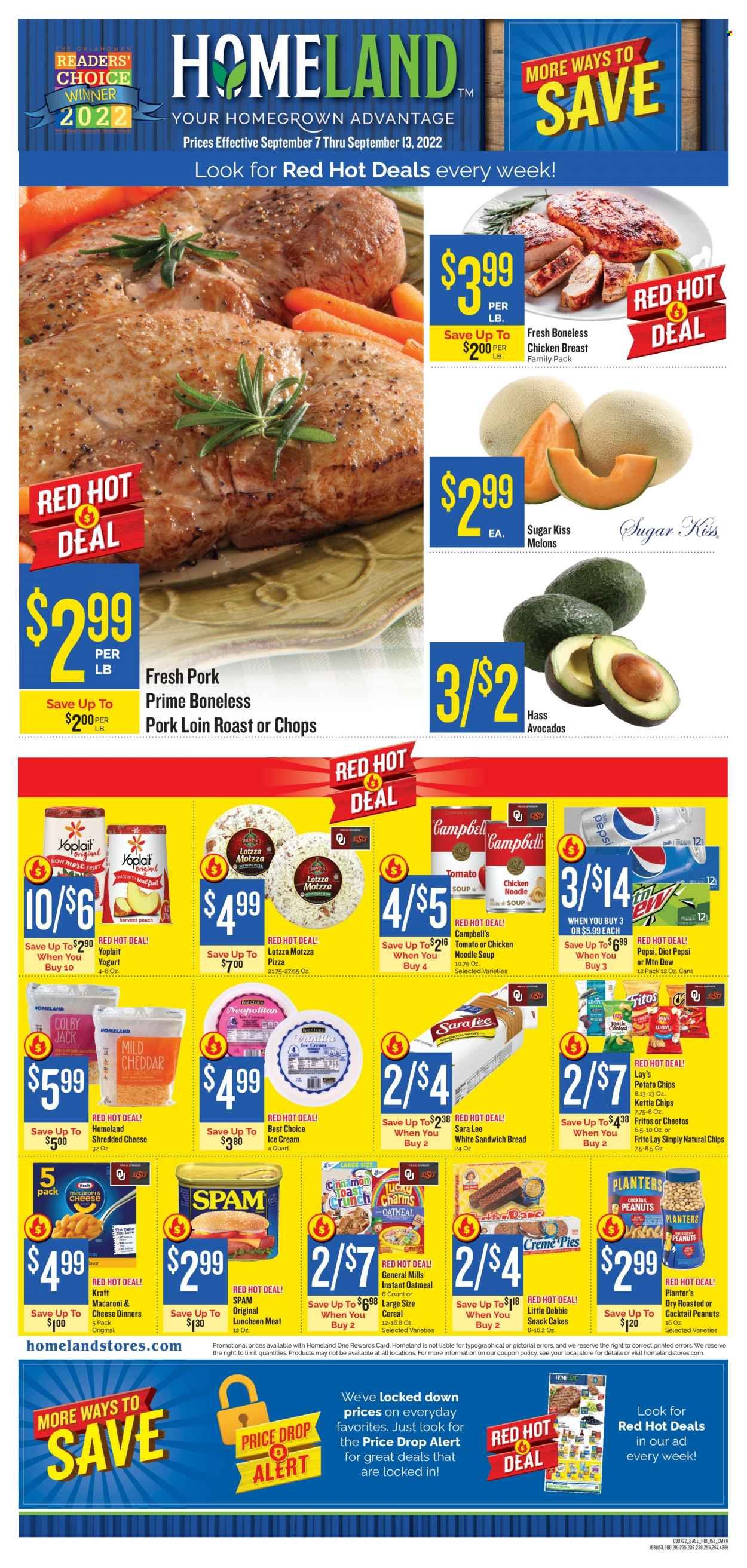 Homeland (OK, TX) Weekly Ad Flyer Specials September 7 to September 13, 2022