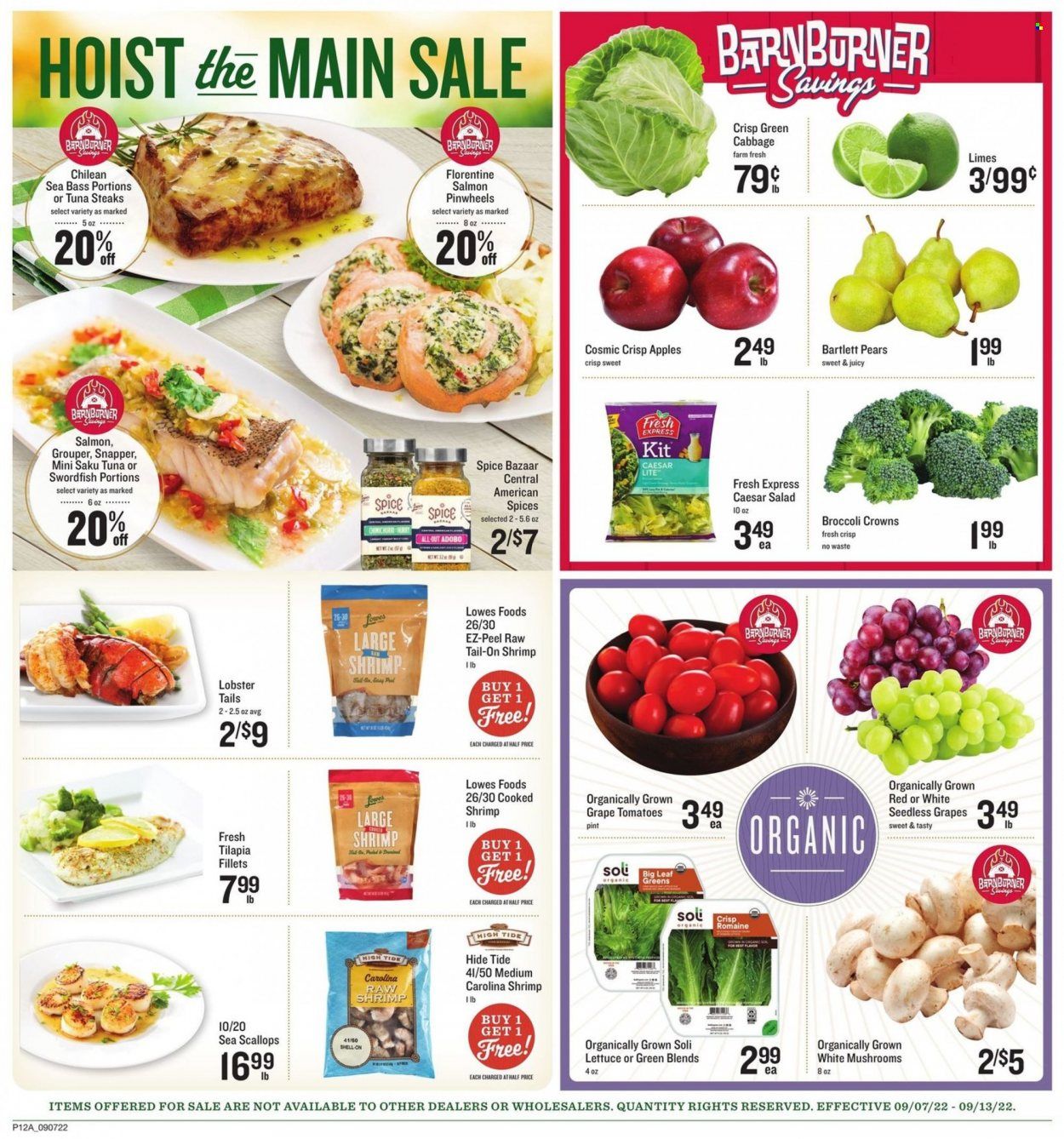 Lowes Foods (NC, SC) Weekly Ad Flyer Specials September 7 to September 13, 2022
