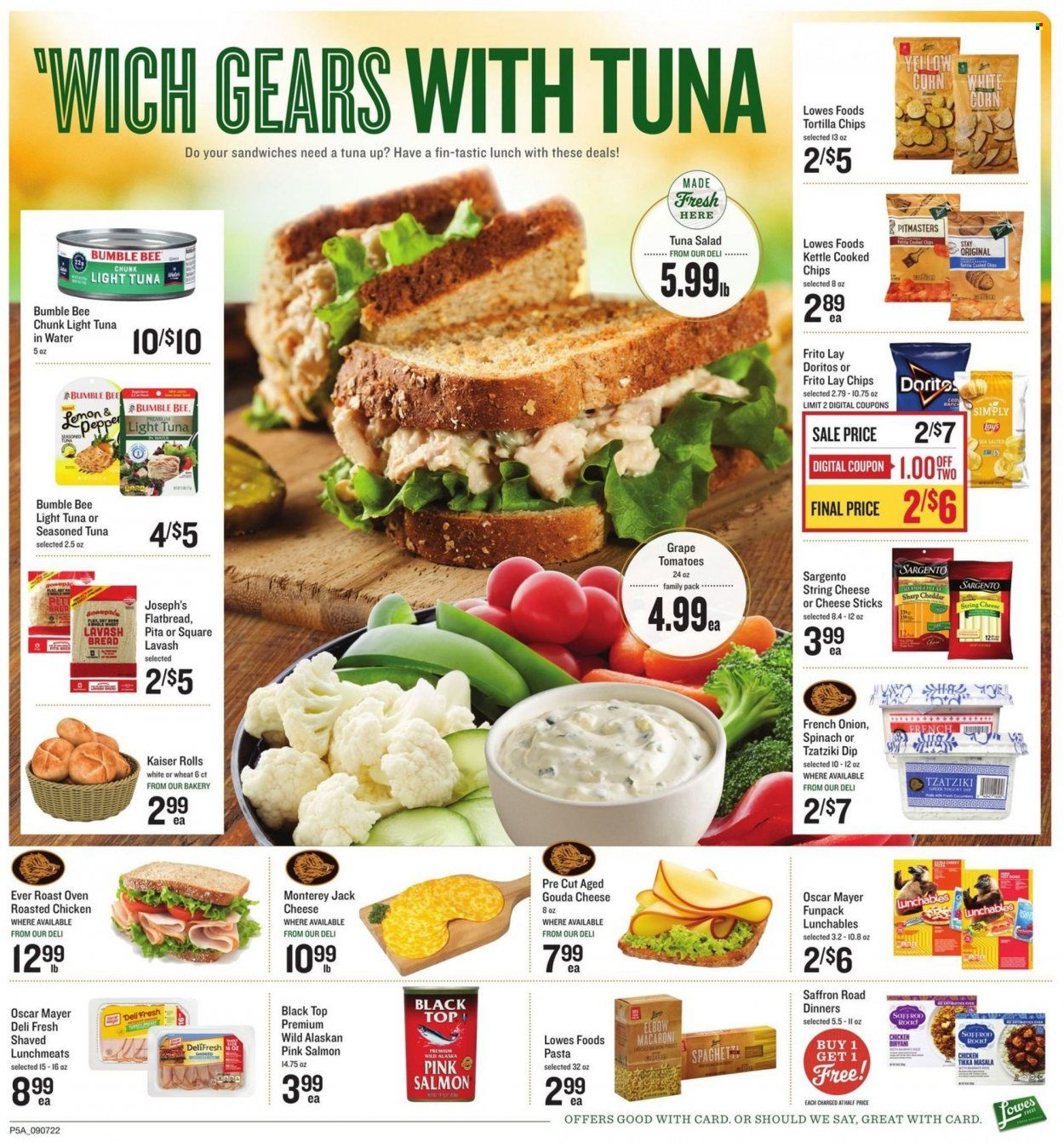 Lowes Foods (NC, SC) Weekly Ad Flyer Specials September 7 to September 13, 2022