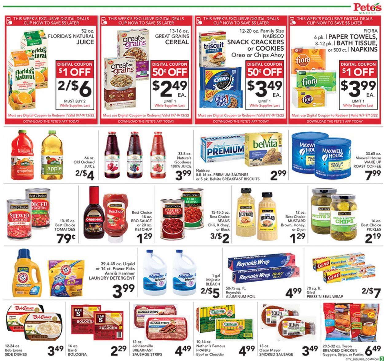 Pete's Fresh Market (IL) Weekly Ad Flyer Specials September 7 to September 13, 2022
