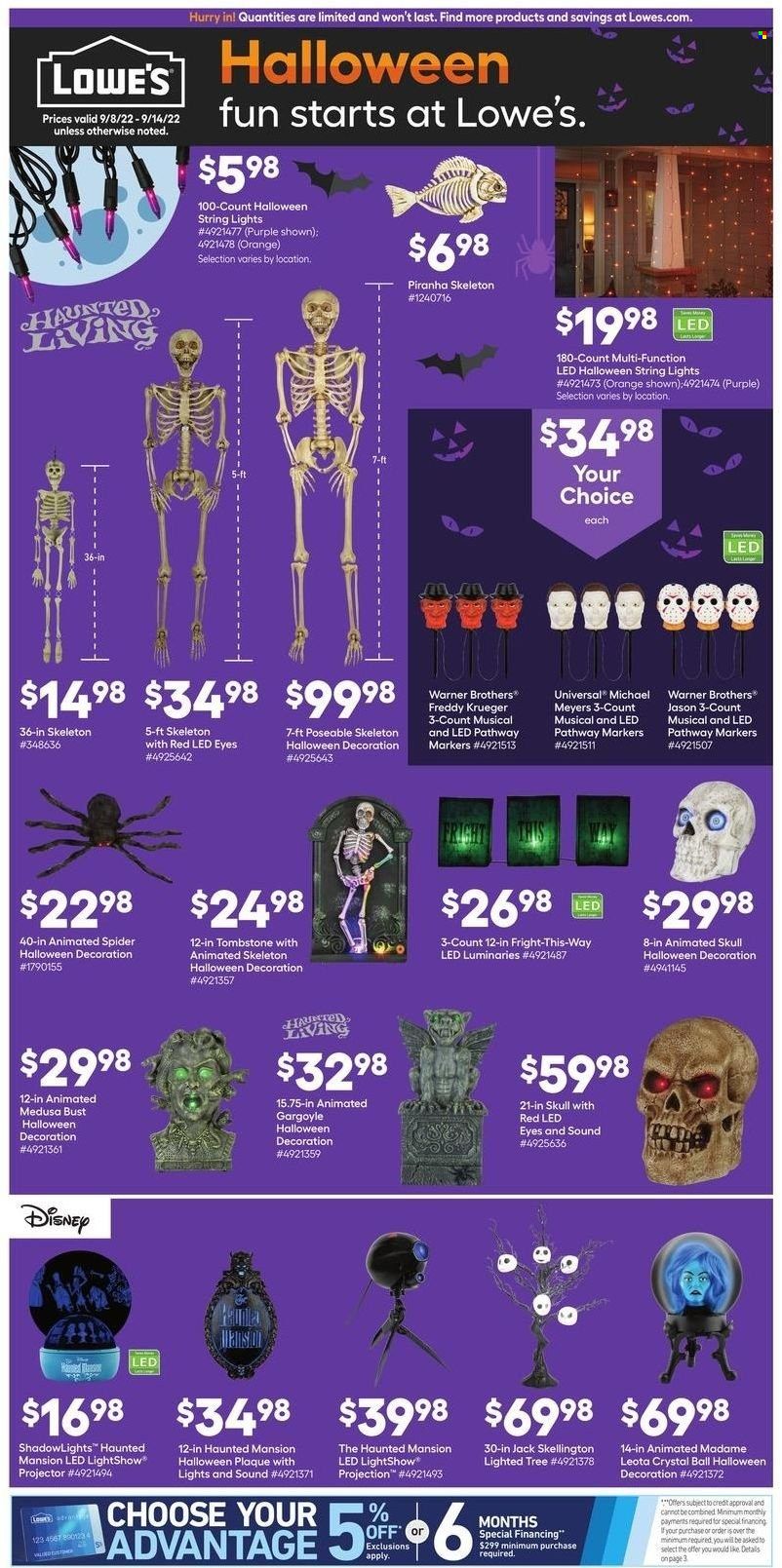 Lowe's Weekly Ad Flyer Specials September 8 to September 14, 2022