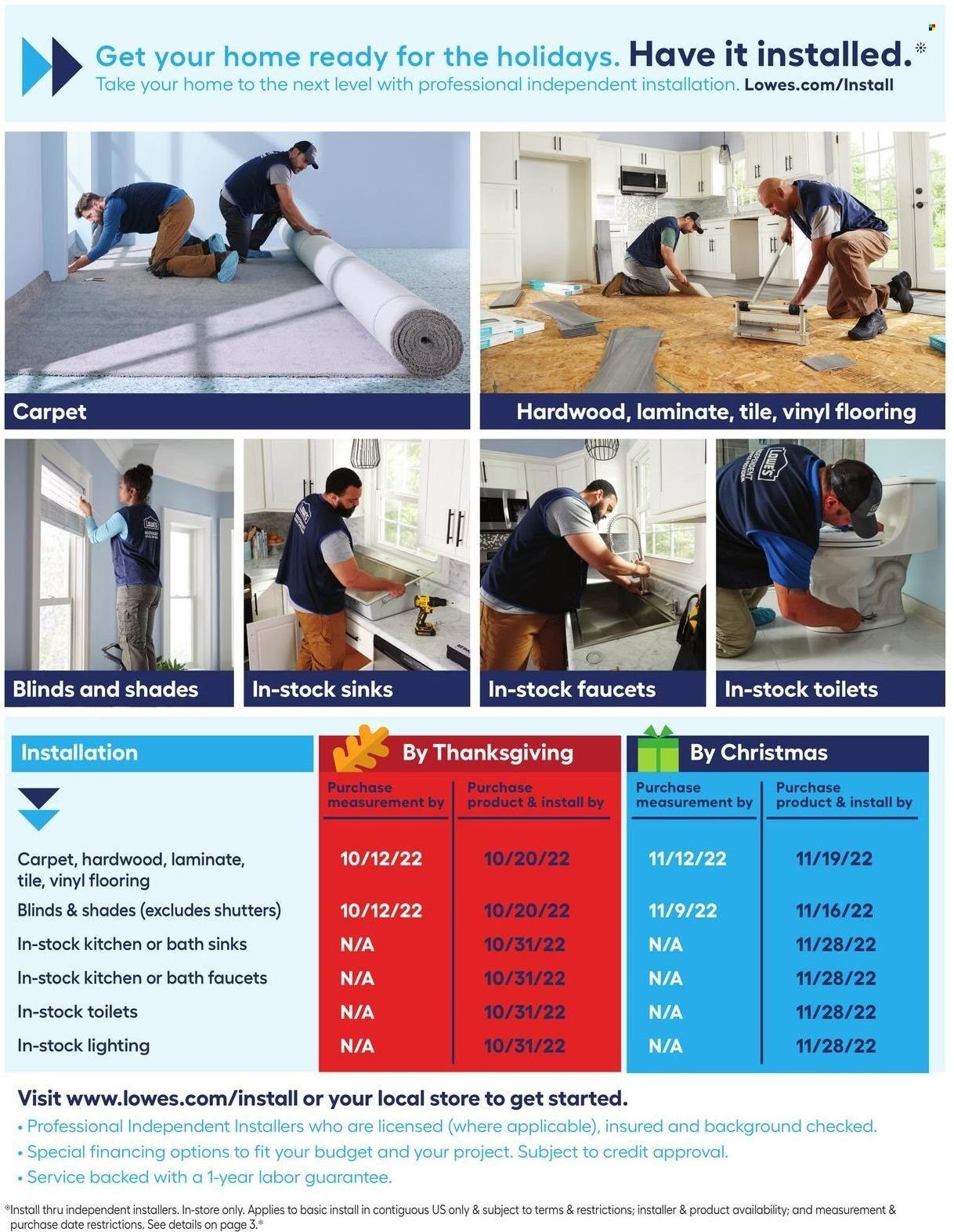 Lowe's Weekly Ad Flyer Specials September 8 to September 14, 2022