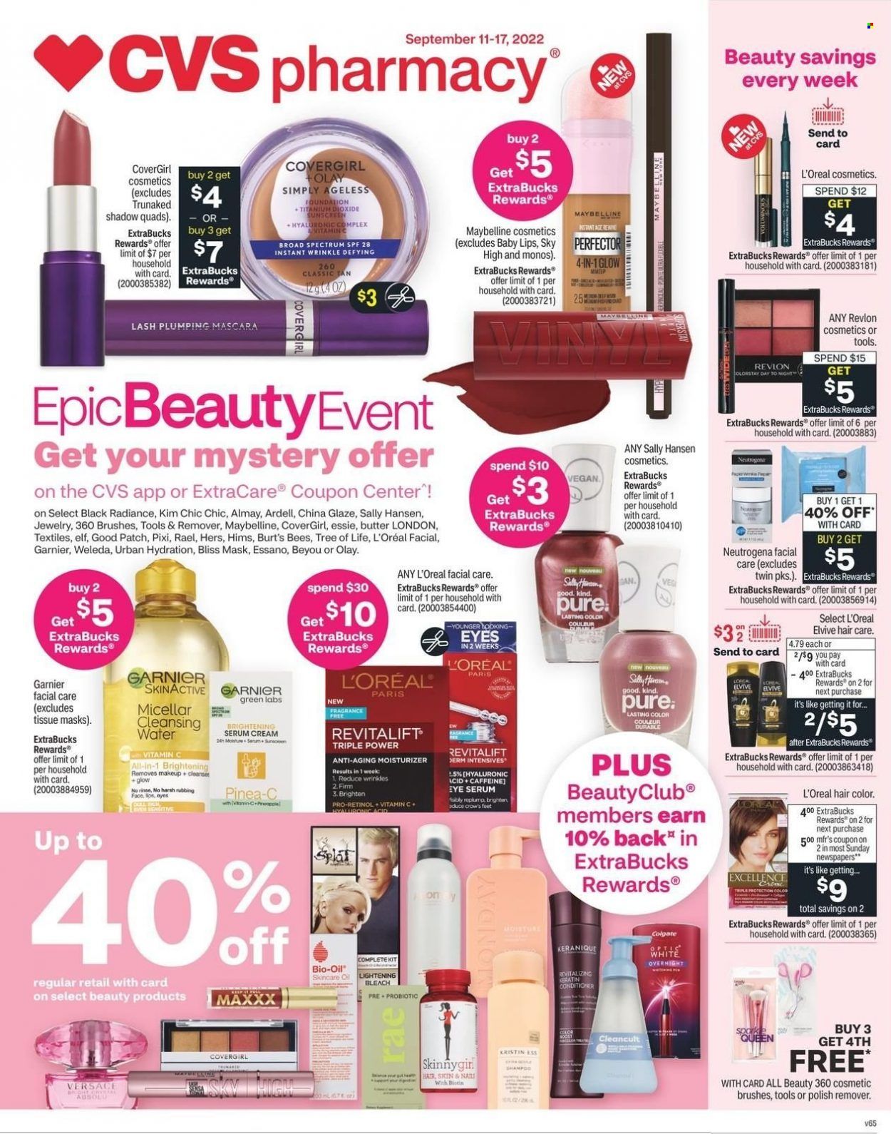 CVS Pharmacy Weekly Ad Flyer Specials September 11 to September 17, 2022
