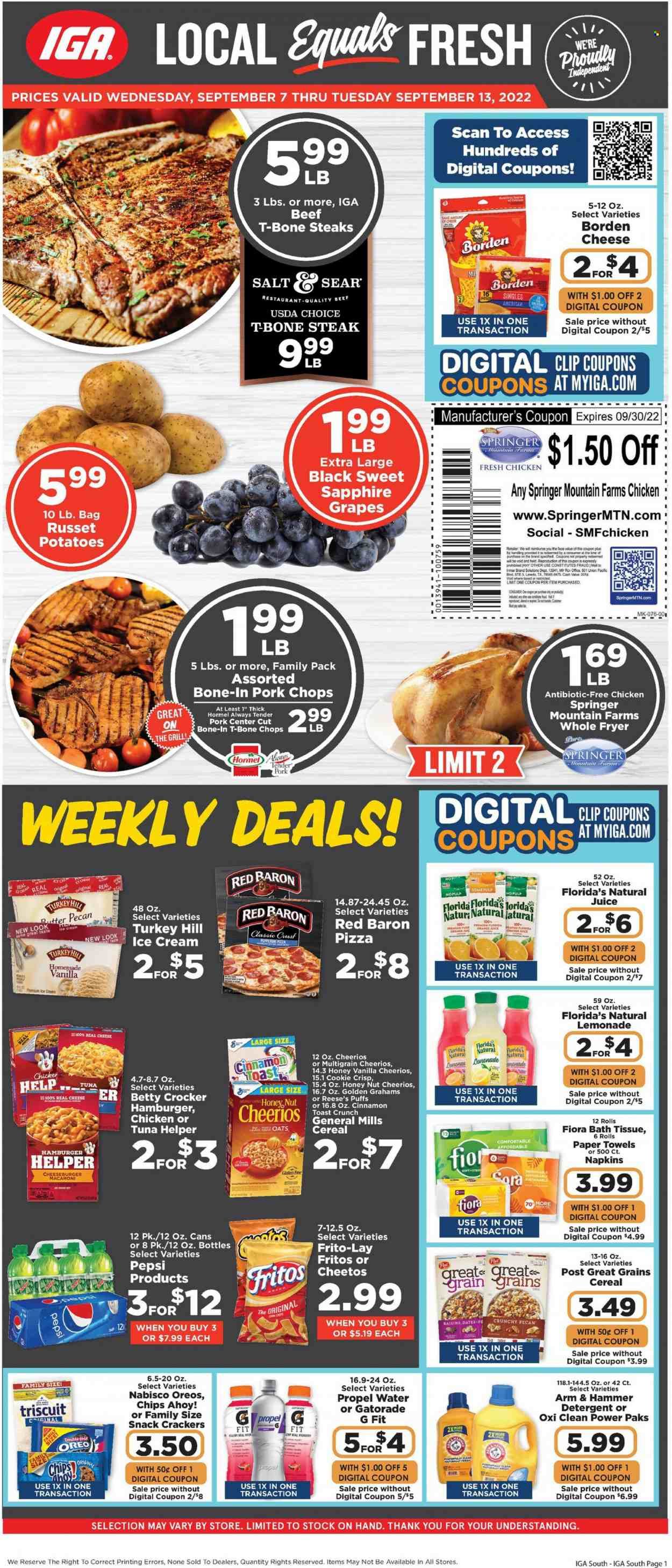 IGA (KY) Weekly Ad Flyer Specials September 7 to September 13, 2022