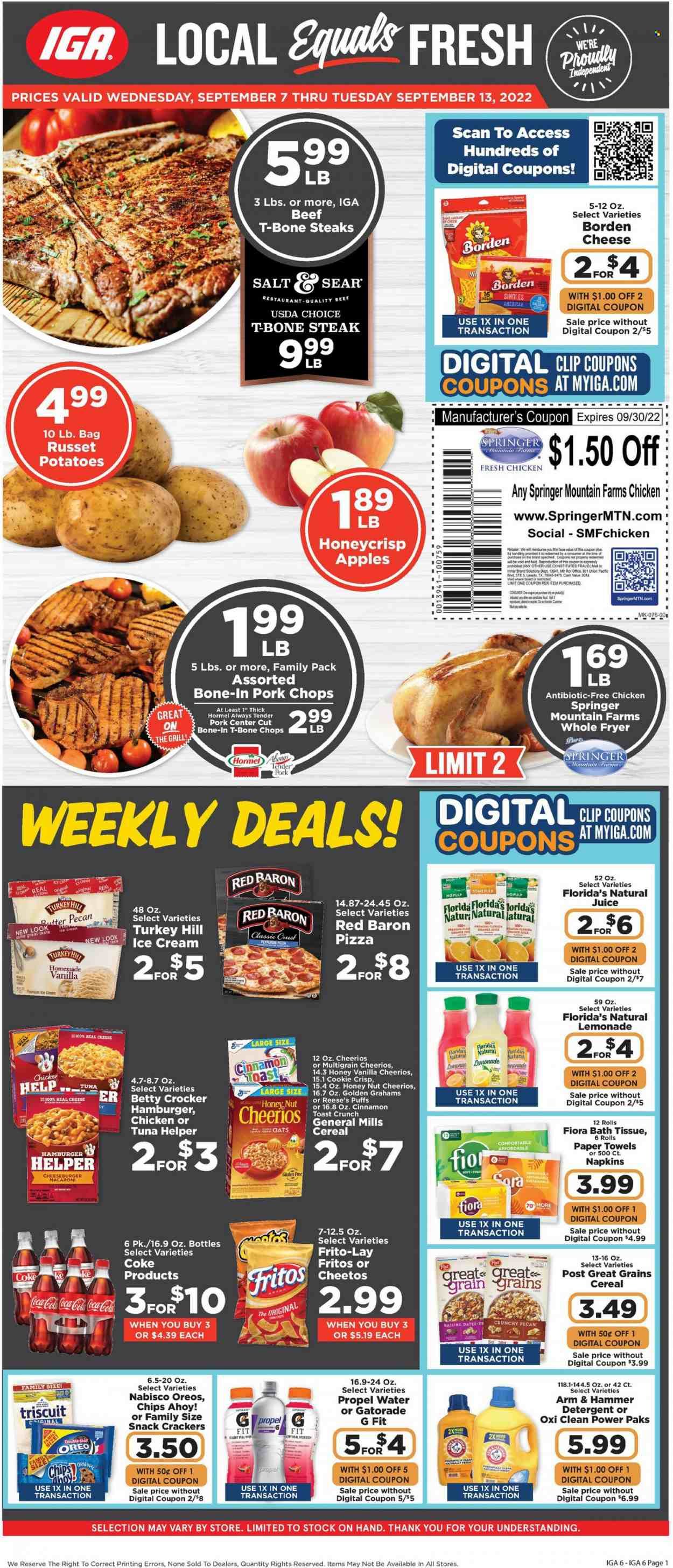 IGA (TN) Weekly Ad Flyer Specials September 7 to September 13, 2022