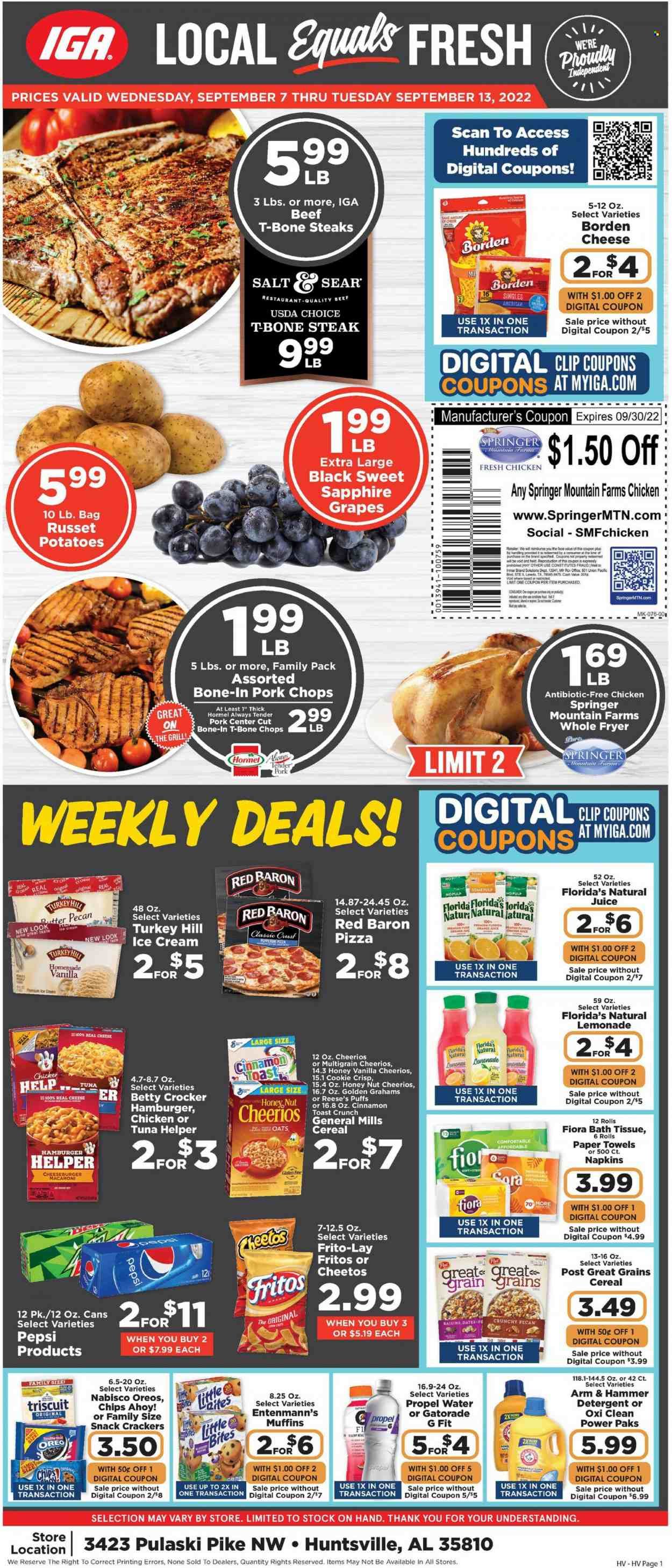 IGA (AL) Weekly Ad Flyer Specials September 7 to September 13, 2022