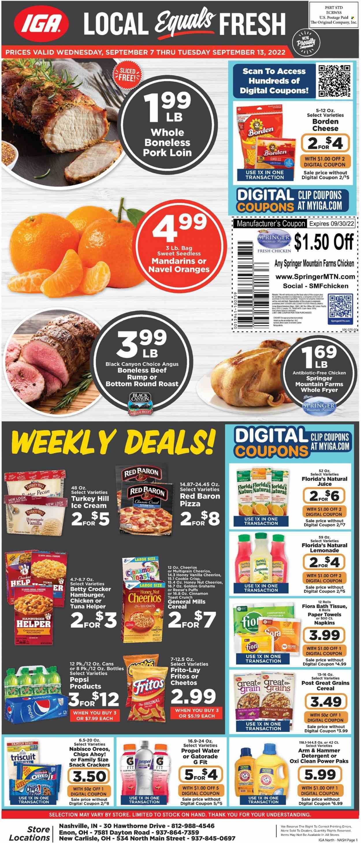 IGA (OH) Weekly Ad Flyer Specials September 7 to September 13, 2022