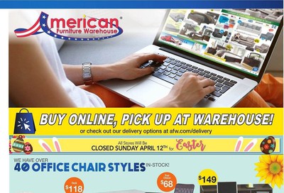 American Furniture Warehouse Weekly Ad & Flyer April 12 to 18