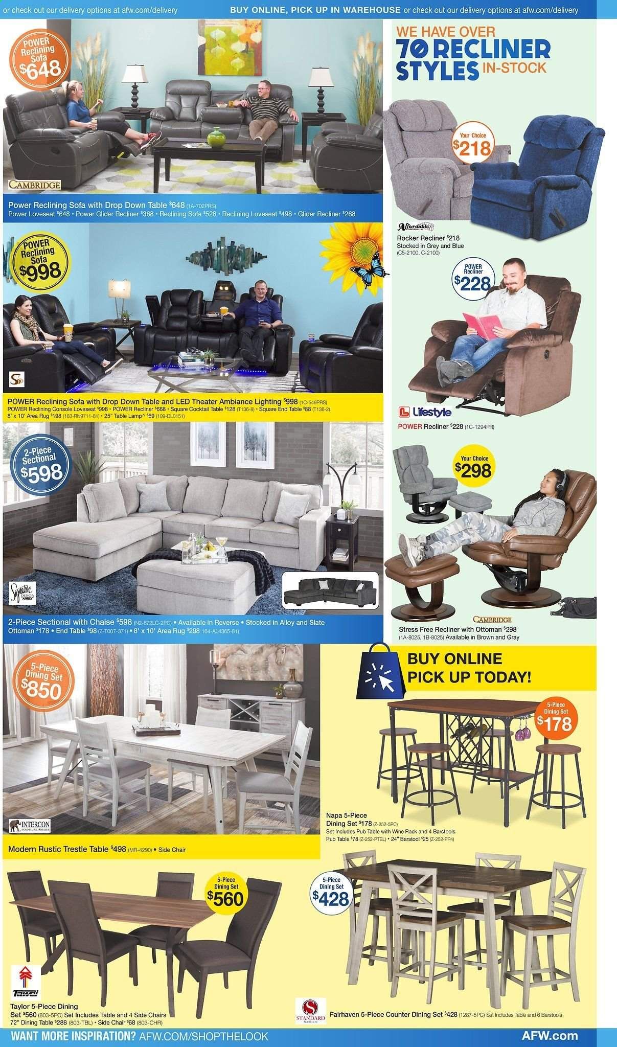 American Furniture Warehouse Weekly Ad & Flyer April 12 to 18