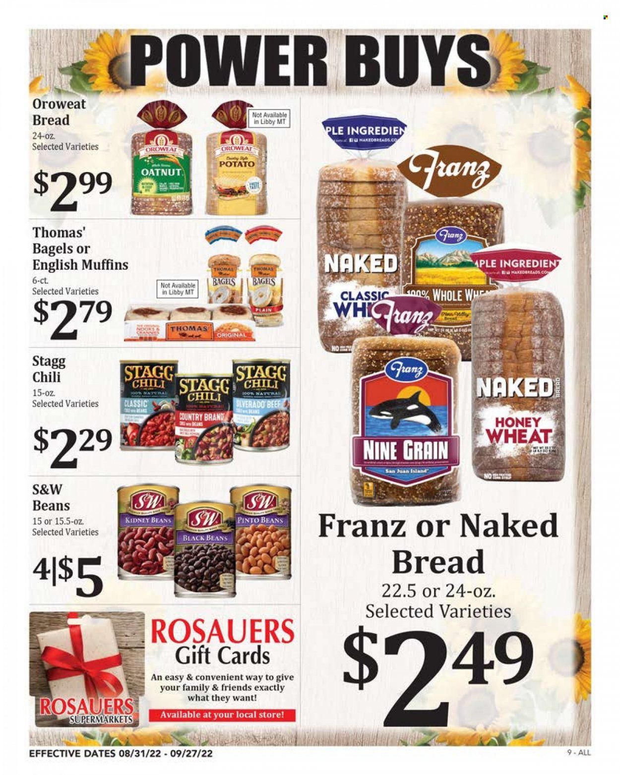 Rosauers (ID, MT, OR, WA) Weekly Ad Flyer Specials August 31 to September 27, 2022