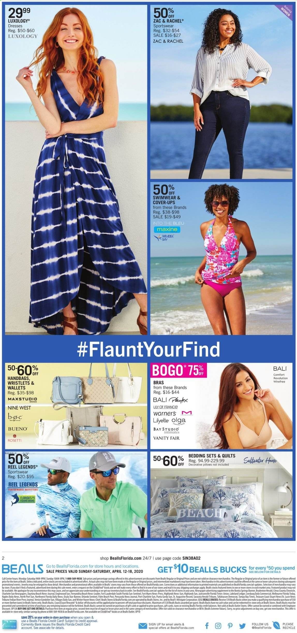 Bealls Florida Weekly Ad & Flyer April 12 to 18