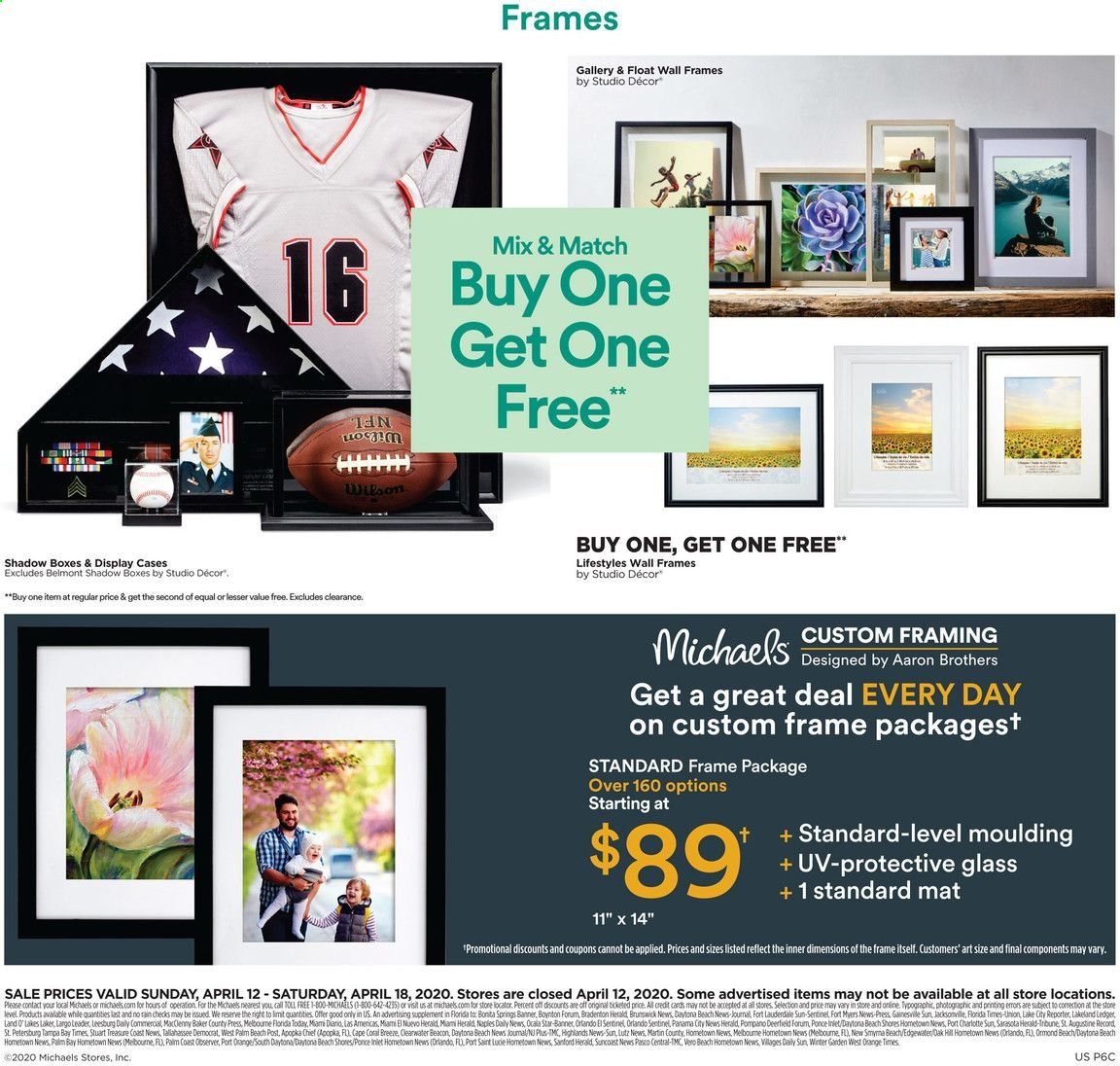 Michaels Weekly Ad & Flyer April 12 to 18
