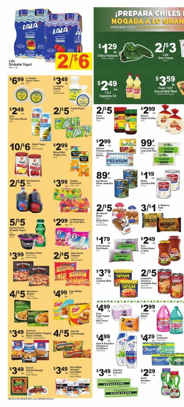 El Rio Grande (TX) Weekly Ad Flyer Specials September 7 to September 13, 2022
