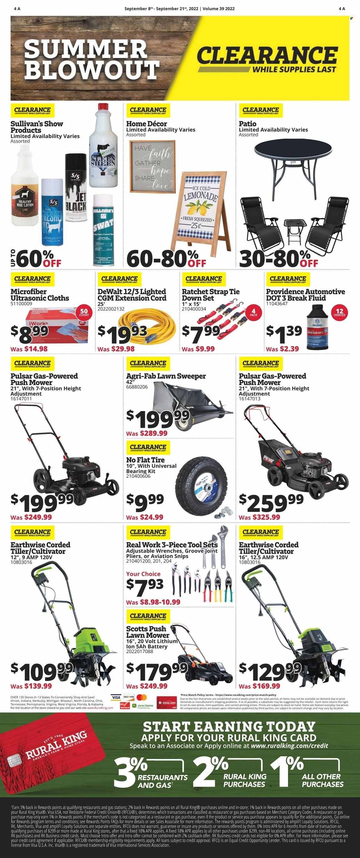 Rural King Weekly Ad Flyer Specials September 8 to September 21, 2022