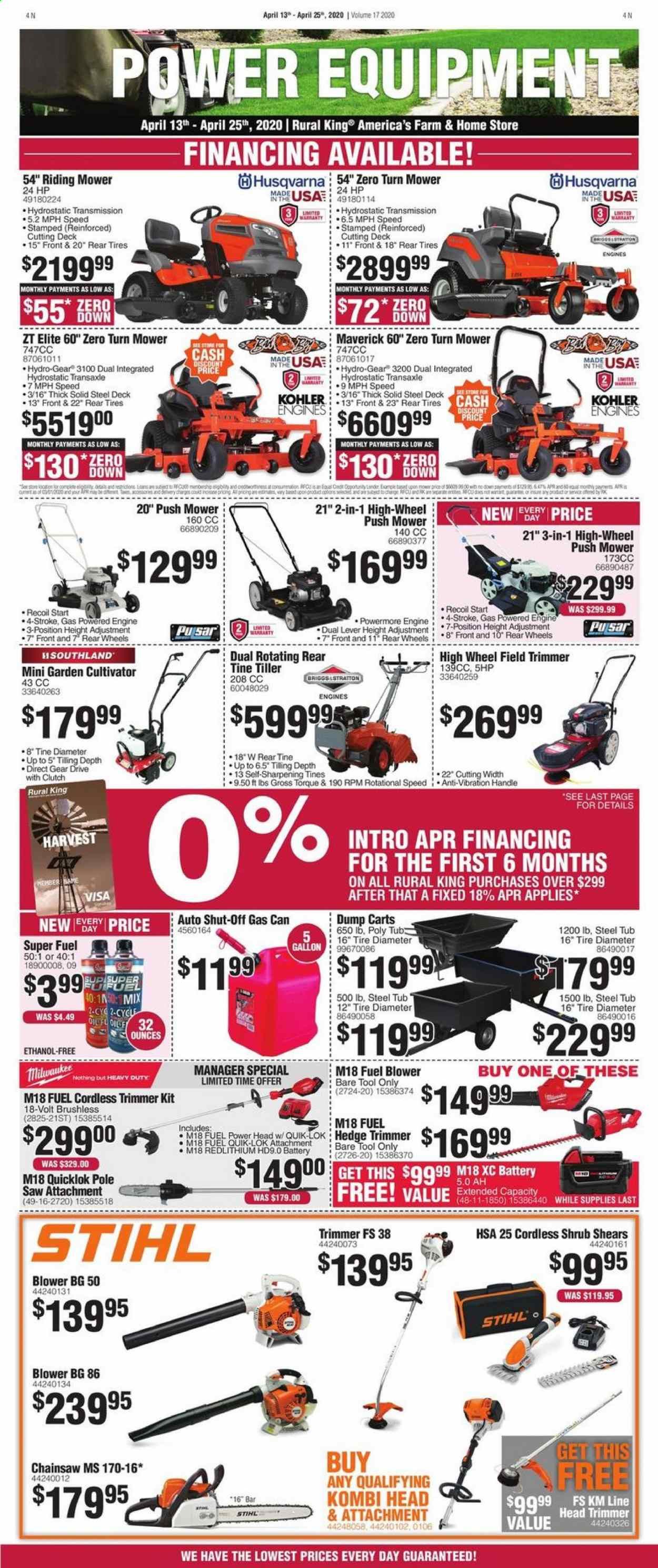 Rural King Weekly Ad & Flyer April 13 to 25