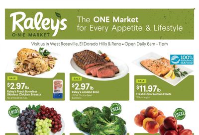 Raley's (CA, NV) Weekly Ad Flyer Specials September 7 to September 13, 2022