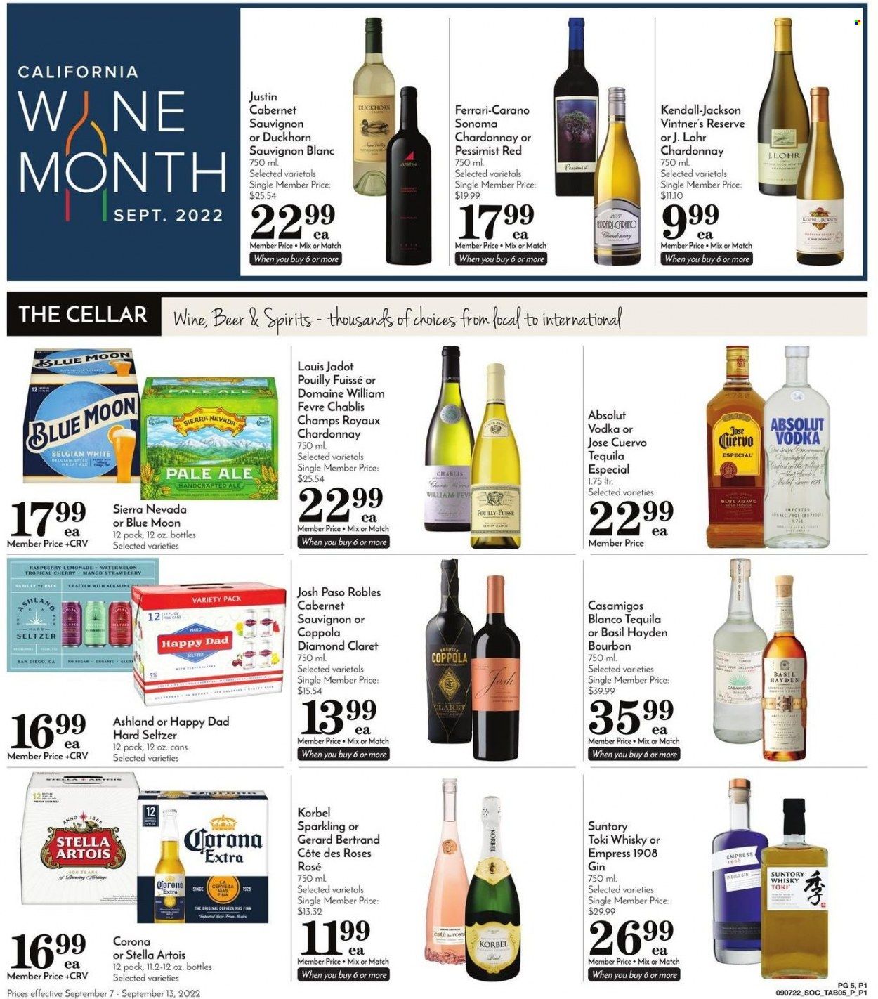 Pavilions (CA) Weekly Ad Flyer Specials September 7 to September 13, 2022