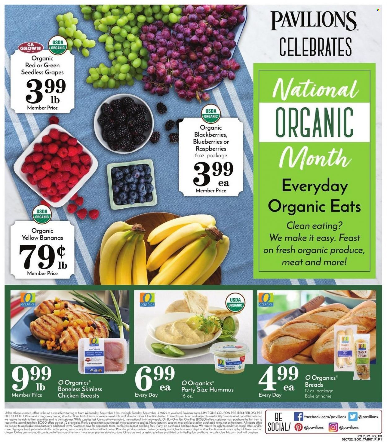 Pavilions (CA) Weekly Ad Flyer Specials September 7 to September 13, 2022