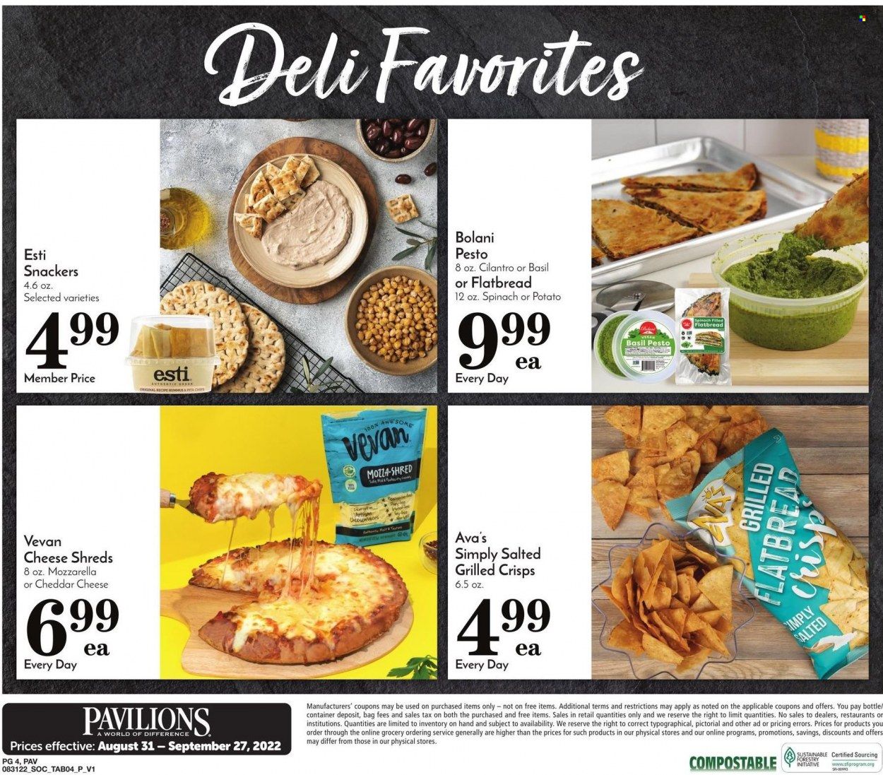 Pavilions (CA) Weekly Ad Flyer Specials August 31 to September 27, 2022