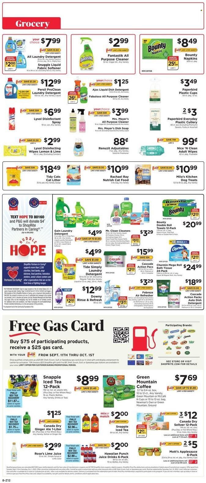 ShopRite (CT, DE, MD, NJ, NY, PA) Weekly Ad Flyer Specials September 11 to September 17, 2022