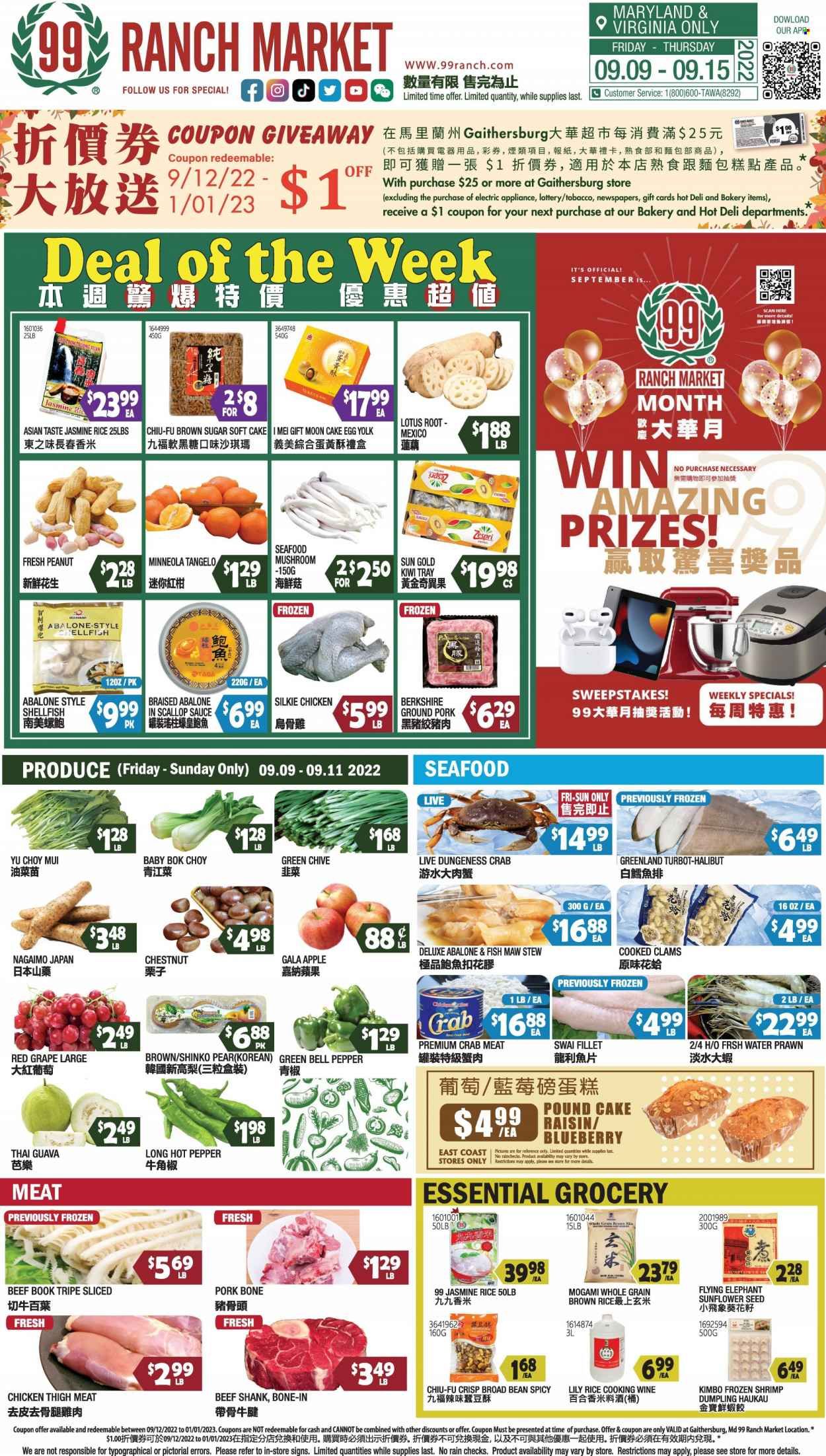 99 Ranch Market (10, MD) Weekly Ad Flyer Specials September 9 to September 15, 2022