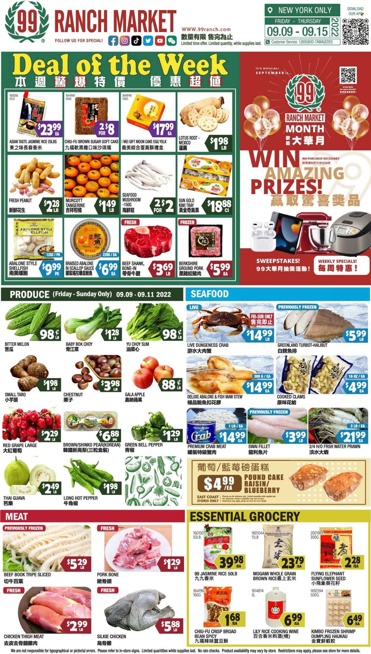 99 Ranch Market (15) Weekly Ad Flyer Specials September 9 to September 15, 2022