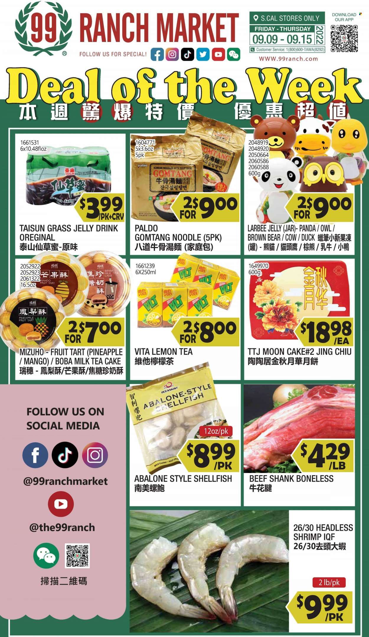 99 Ranch Market (40, CA) Weekly Ad Flyer Specials September 9 to September 15, 2022