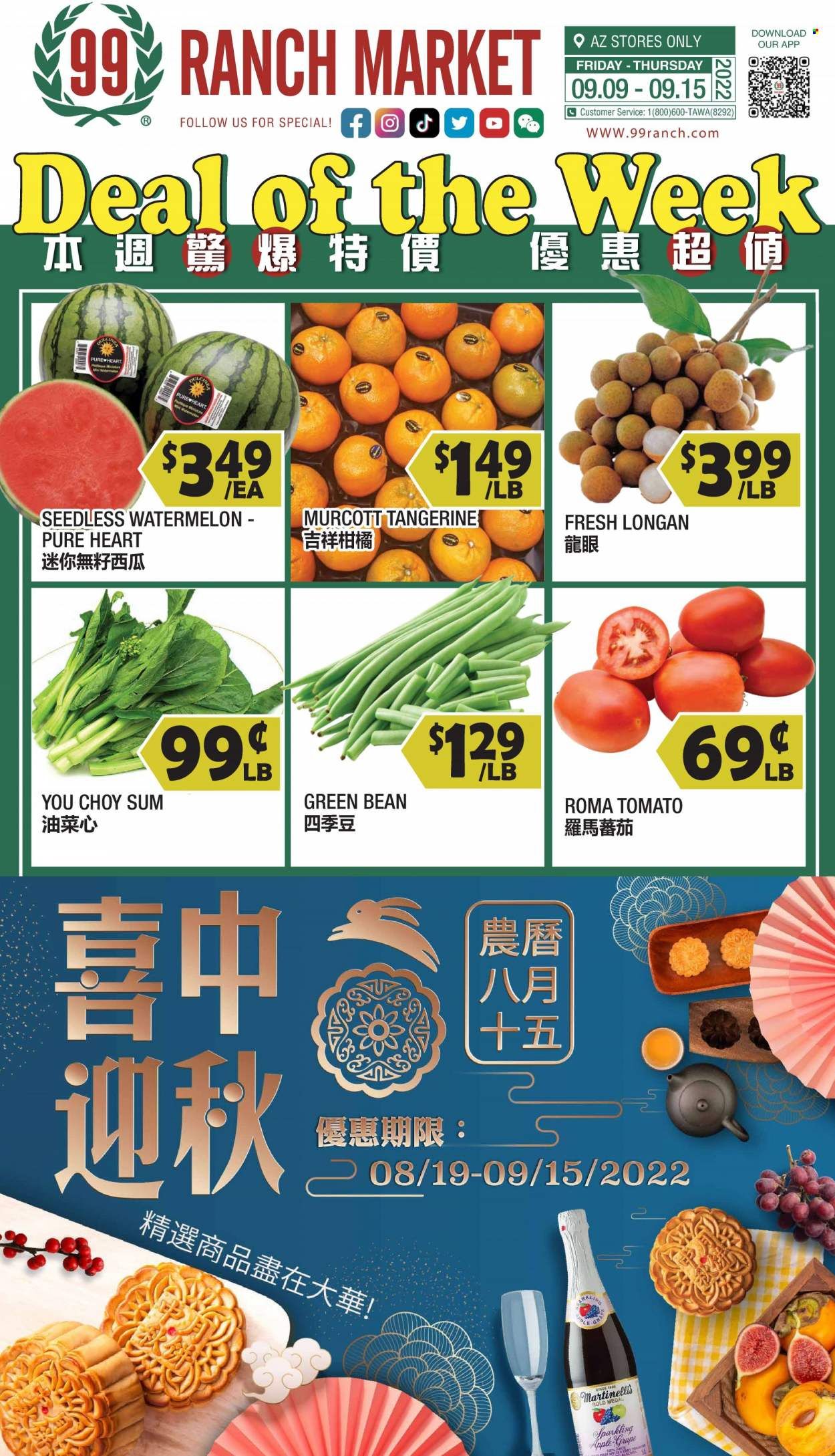 99 Ranch Market (19) Weekly Ad Flyer Specials September 9 to September 15, 2022