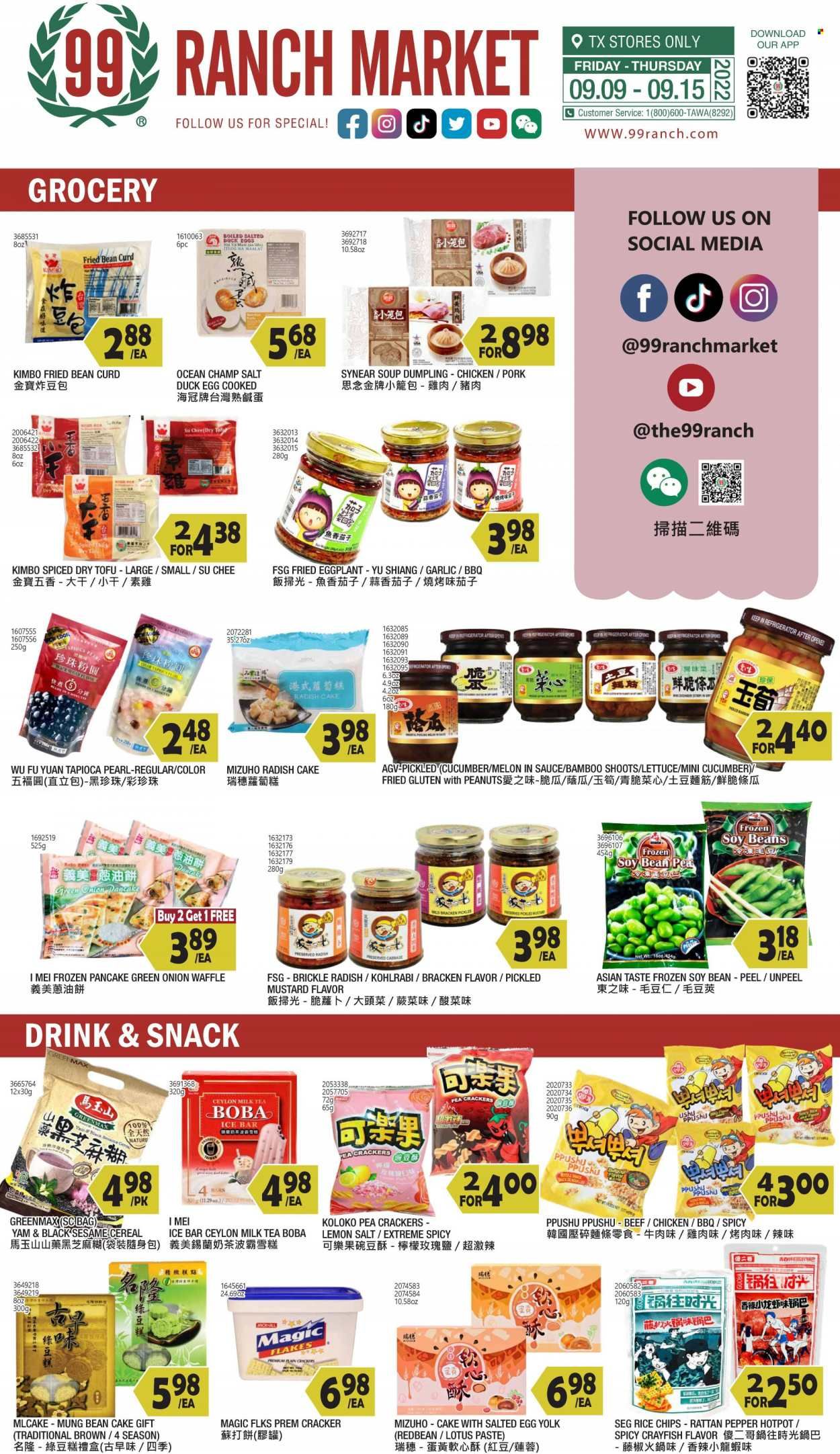 99 Ranch Market (TX) Weekly Ad Flyer Specials September 9 to September 15, 2022