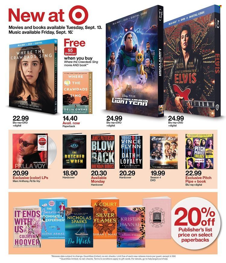 Target Weekly Ad Flyer Specials September 11 to September 17, 2022