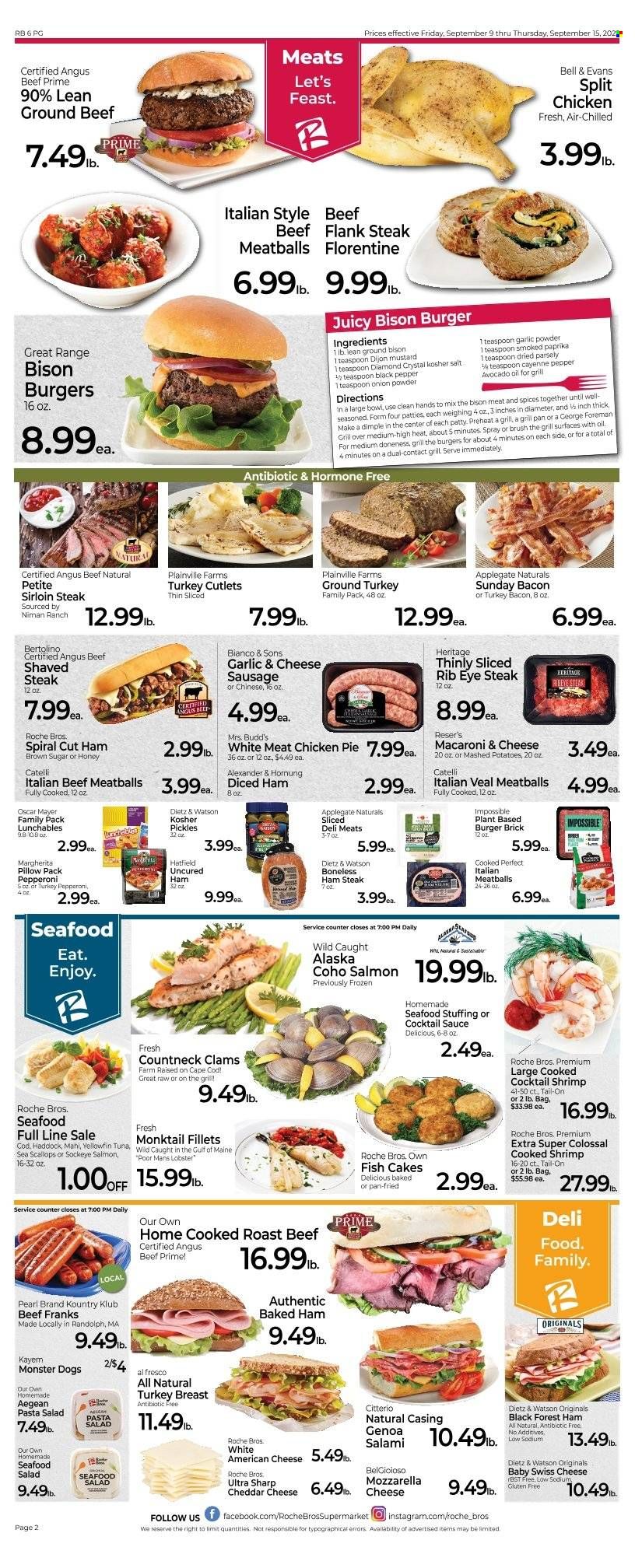 Roche Bros. (MA) Weekly Ad Flyer Specials September 9 to September 15, 2022