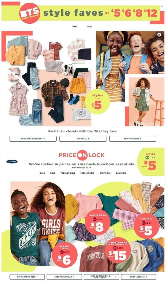 Old Navy Promotions & Flyer Specials September 2022