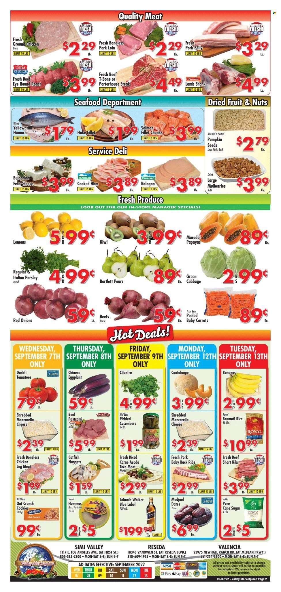 Valley Marketplace (CA) Weekly Ad Flyer Specials September 7 to September 13, 2022