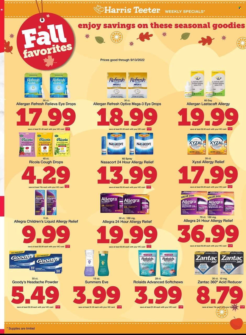 Harris Teeter Weekly Ad Flyer Specials September 7 to September 13, 2022