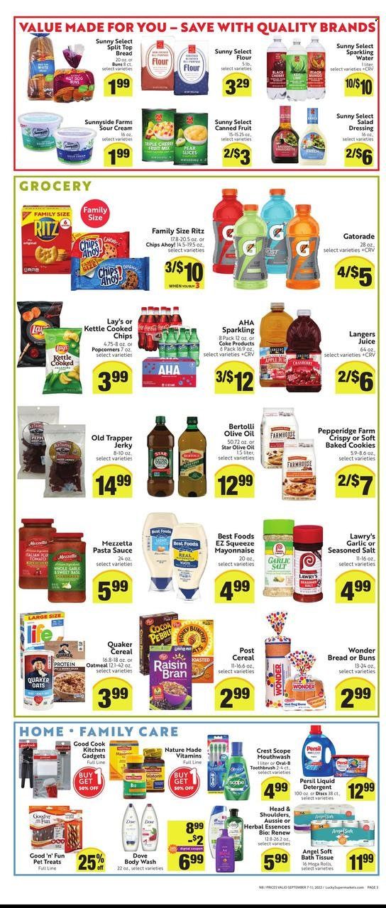 Lucky California Weekly Ad Flyer Specials September 7 to September 13, 2022