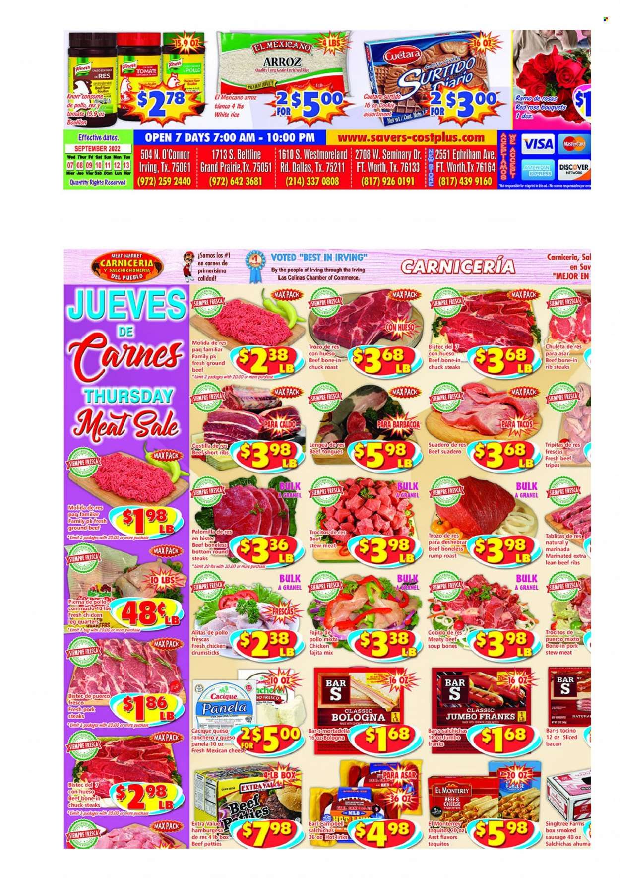 Savers Cost Plus (TX) Weekly Ad Flyer Specials September 7 to September 13, 2022