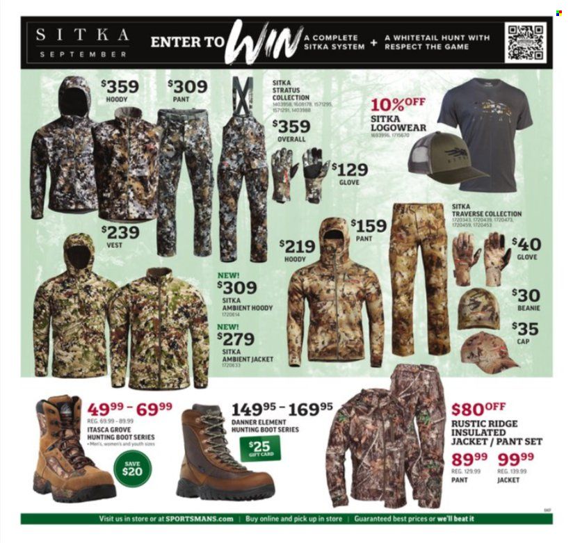 Sportsman's Warehouse Weekly Ad Flyer Specials September 9 to September 25, 2022