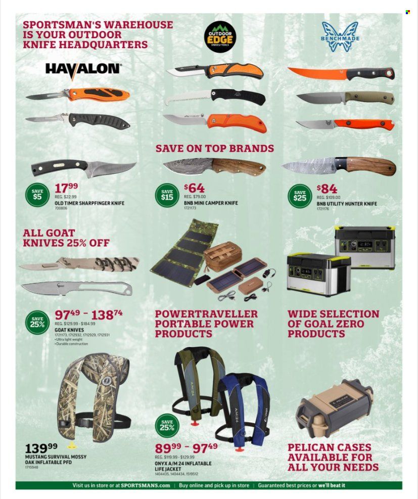 Sportsman's Warehouse Weekly Ad Flyer Specials September 9 to September 18, 2022