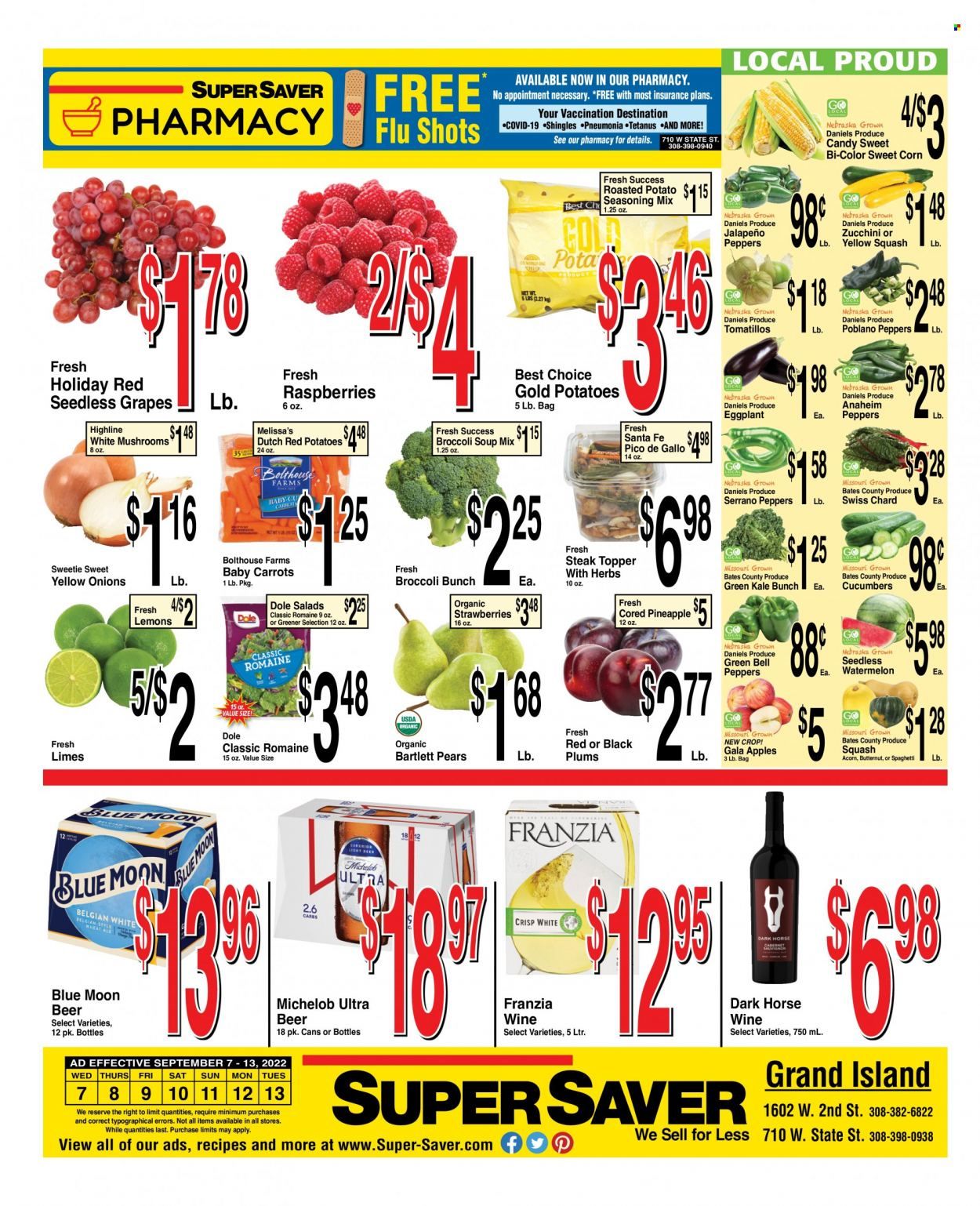 Super Saver Weekly Ad Flyer Specials September 7 to September 13, 2022