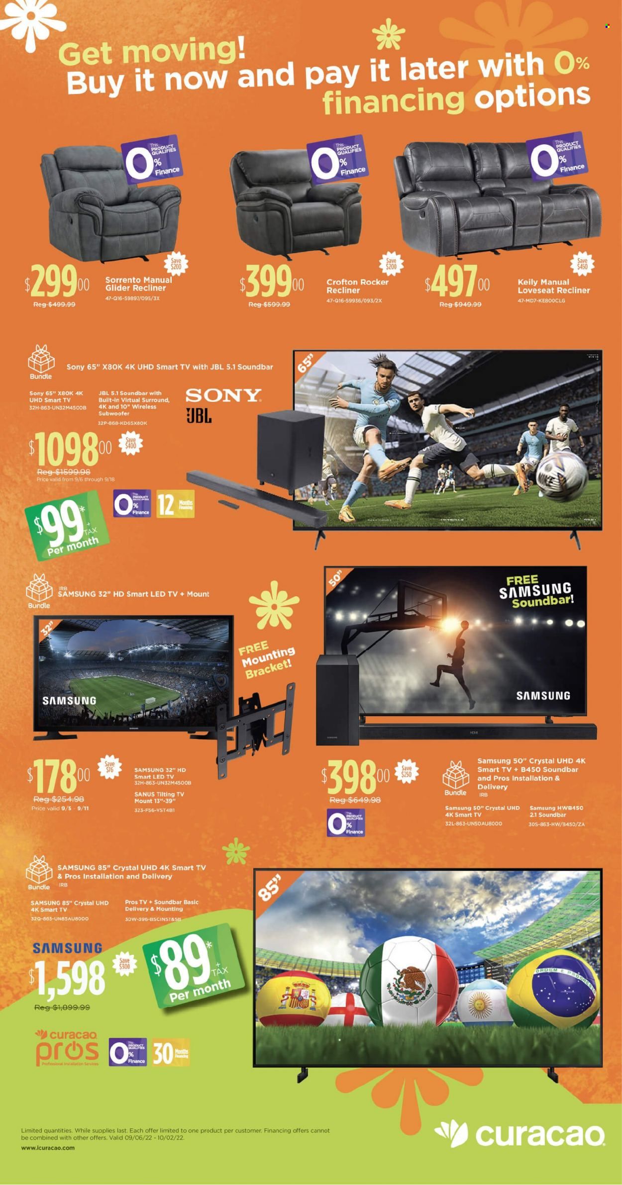 Curacao (AZ, CA, NV) Weekly Ad Flyer Specials September 6 to October 2, 2022