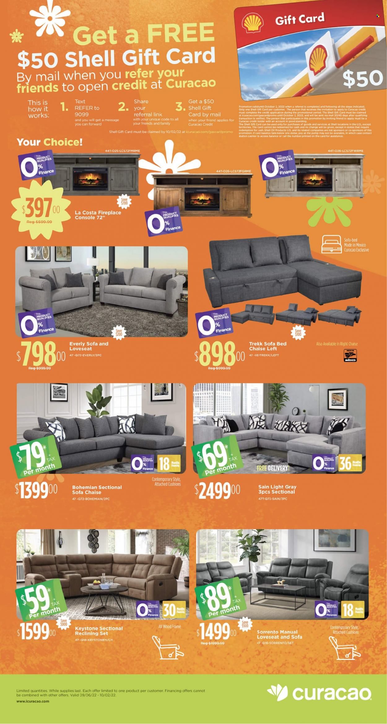 Curacao (AZ, CA, NV) Weekly Ad Flyer Specials September 6 to October 2, 2022