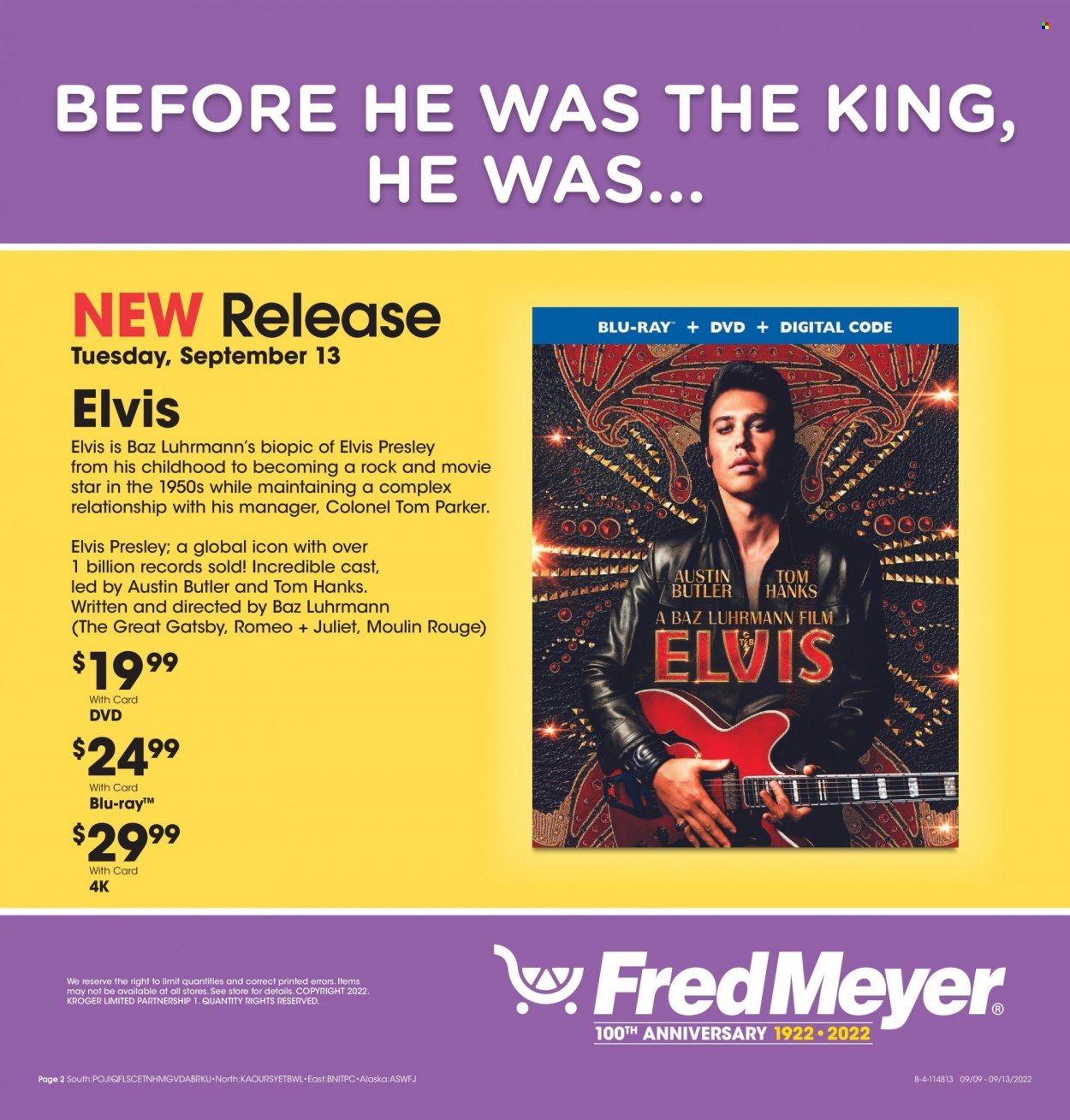 Fred Meyer Weekly Ad Flyer Specials September 9 to September 13, 2022