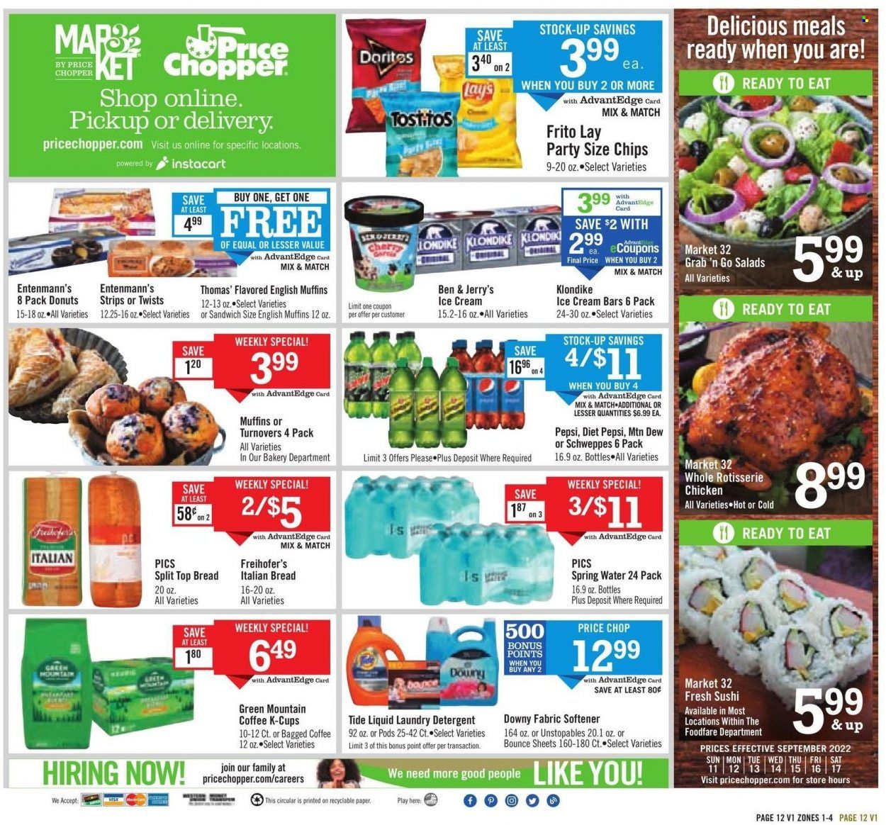 Price Chopper (CT, NY, PA, VT) Weekly Ad Flyer Specials September 11 to September 17, 2022