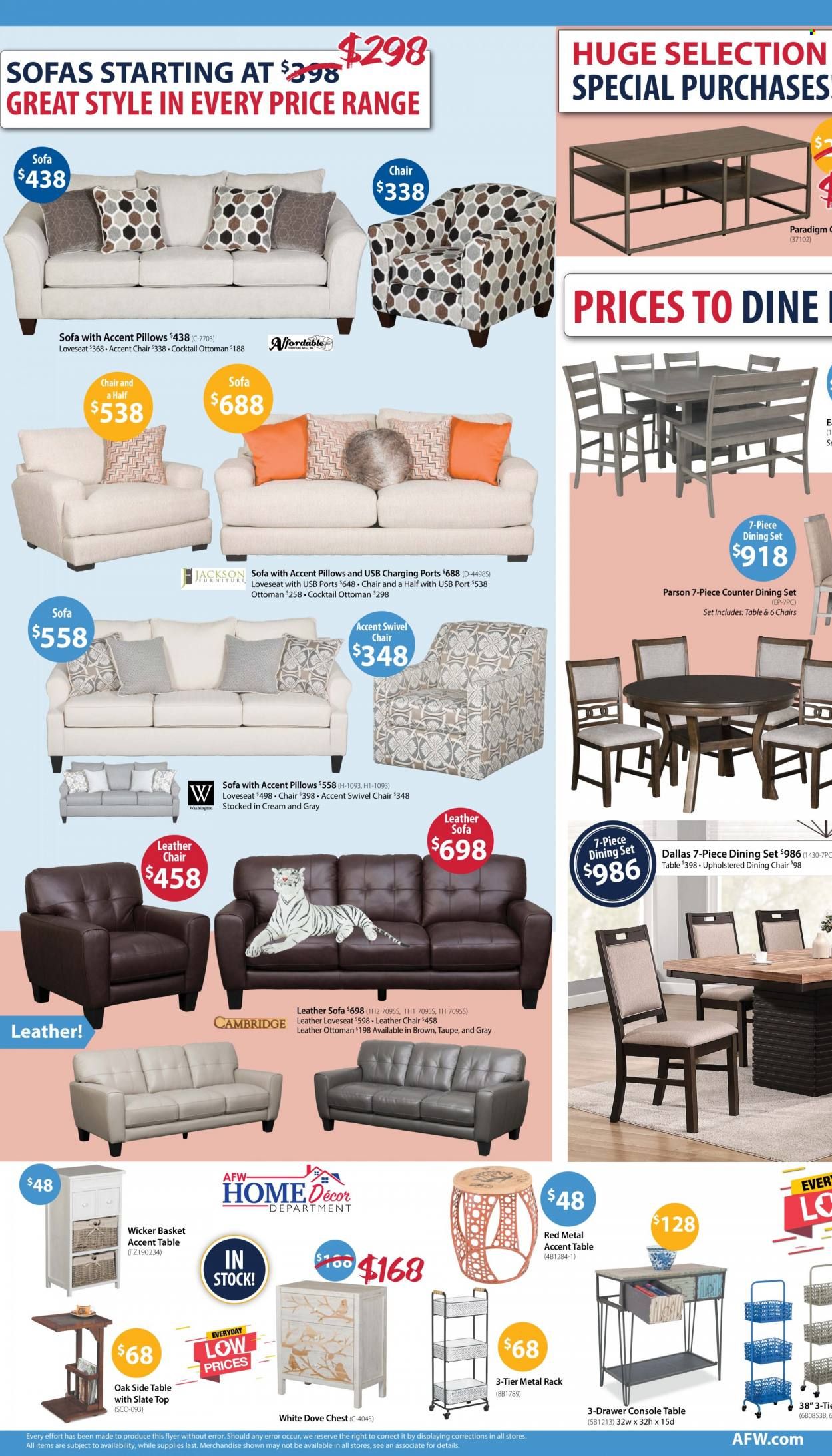 American Furniture Warehouse (AZ, CO, TX) Weekly Ad Flyer Specials September 11 to September 17, 2022