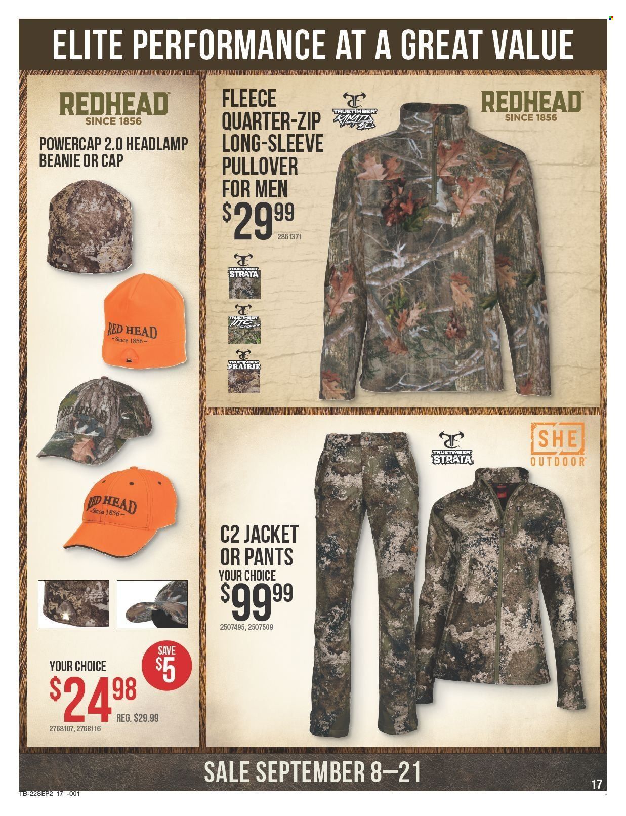 Cabela's (AZ, CO, ID, MT, NV, OR, SD, UT, WA) Weekly Ad Flyer Specials September 8 to September 21, 2022