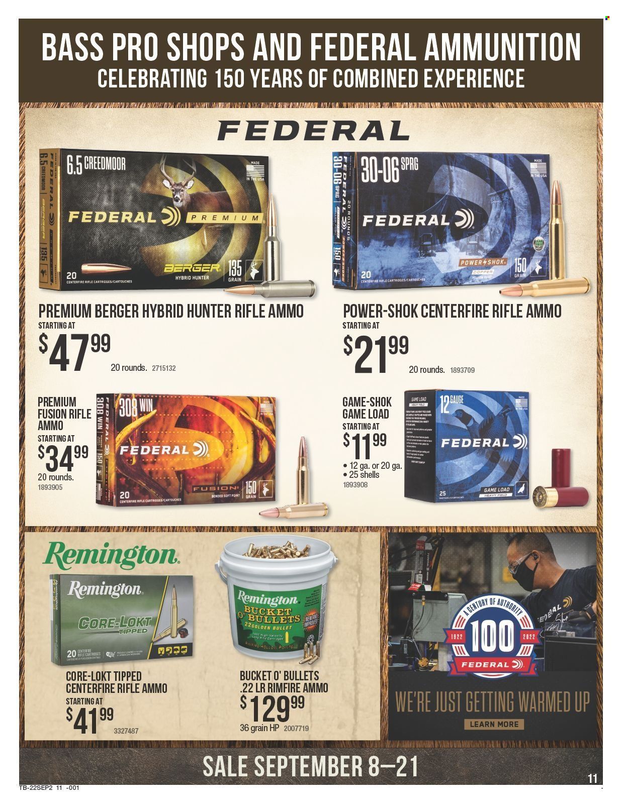 Cabela's Weekly Ad Flyer Specials September 8 to September 21, 2022