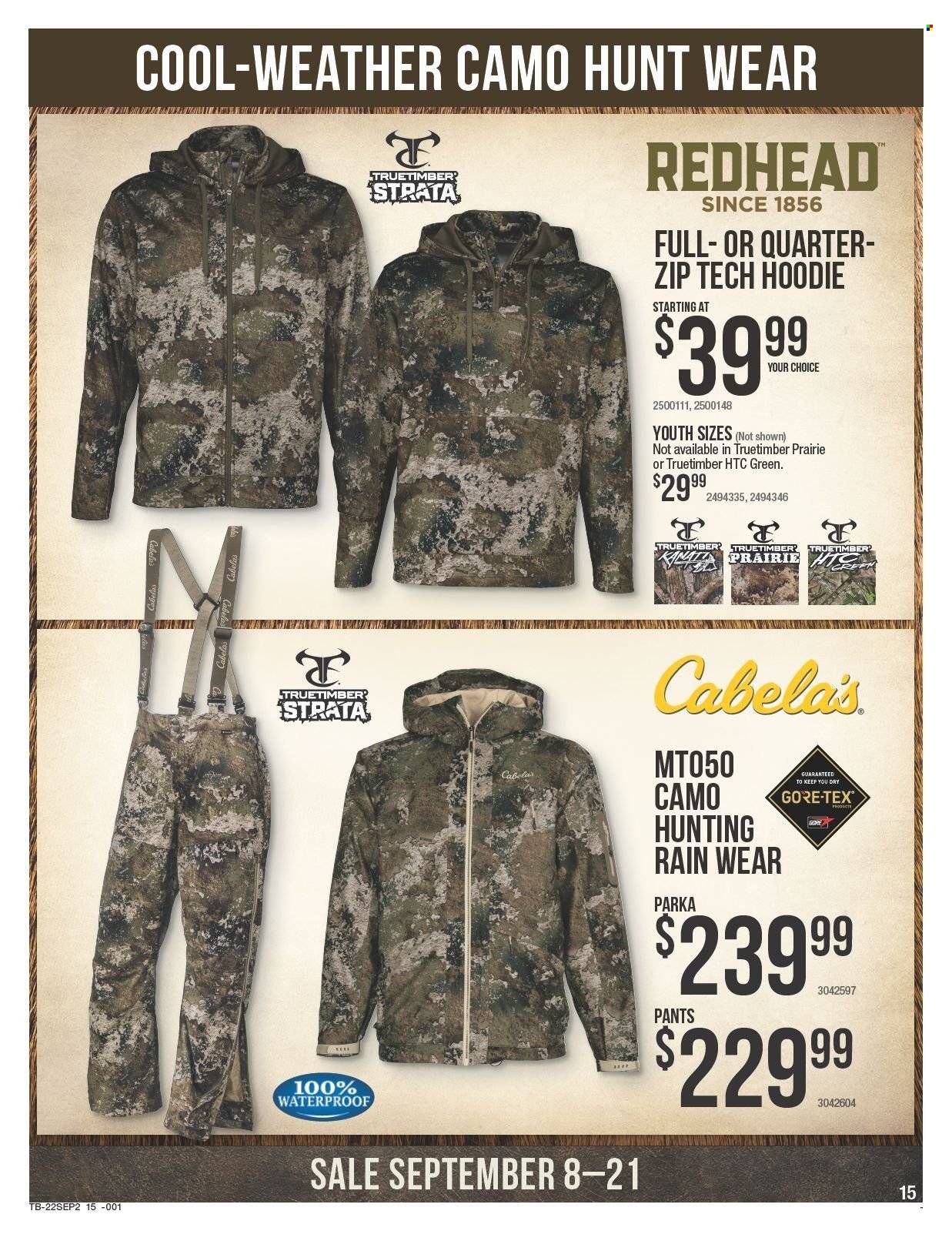 Cabela's Weekly Ad Flyer Specials September 8 to September 21, 2022