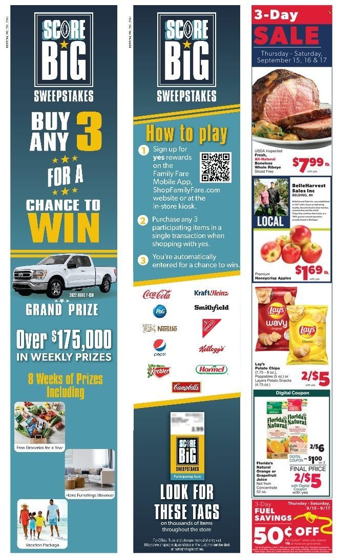 Family Fare (MI) Weekly Ad Flyer Specials September 11 to September 17, 2022