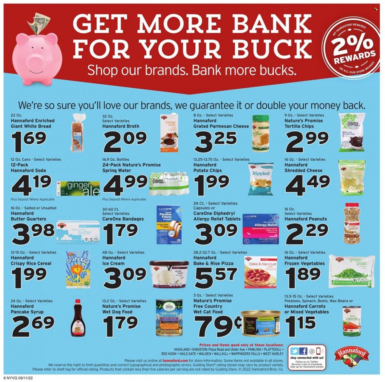 Hannaford (NY) Weekly Ad Flyer Specials September 11 to September 17, 2022
