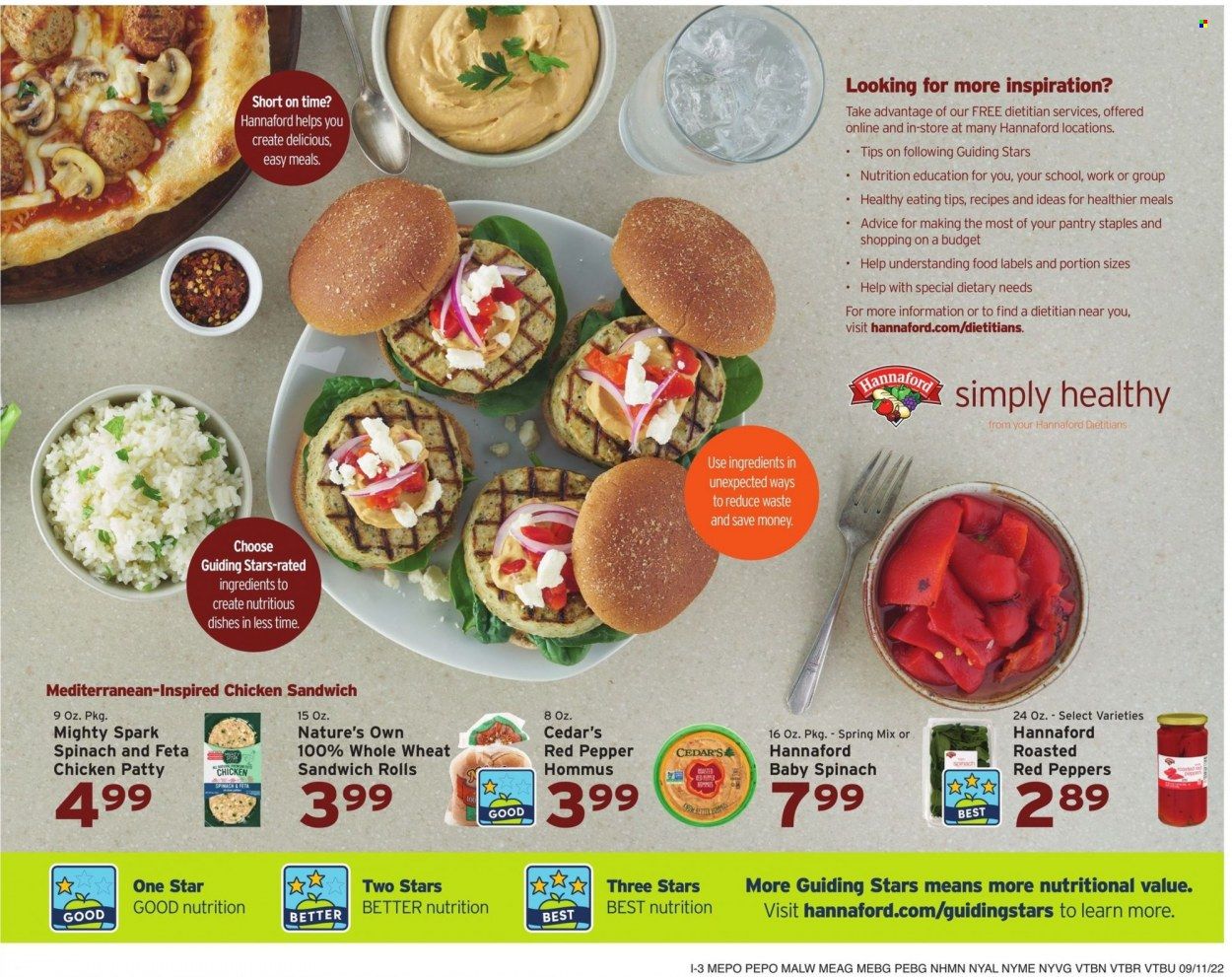 Hannaford (NY) Weekly Ad Flyer Specials September 11 to September 17, 2022